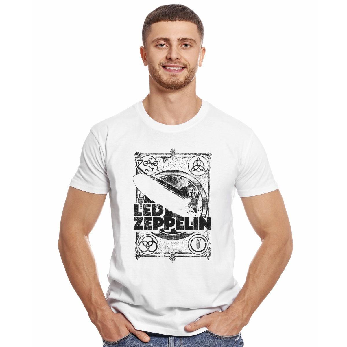 LED ZEPPELIN ZEPPELIN POLERA MANGA CORTA HOMBRE-2