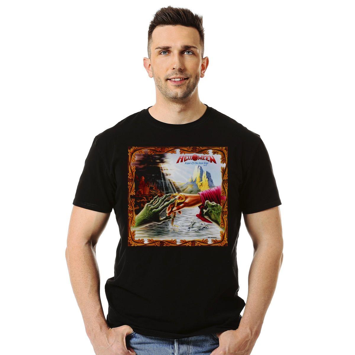 HELLOWEEN KEEPER OF THE SEVEN KEYS II POLERA MANGA CORTA HOMBRE-2