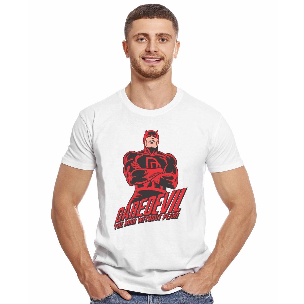 DAREDEVIL COMIC THE MAN WITHOUT FEAR POLERA MANGA CORTA HOMBRE-2
