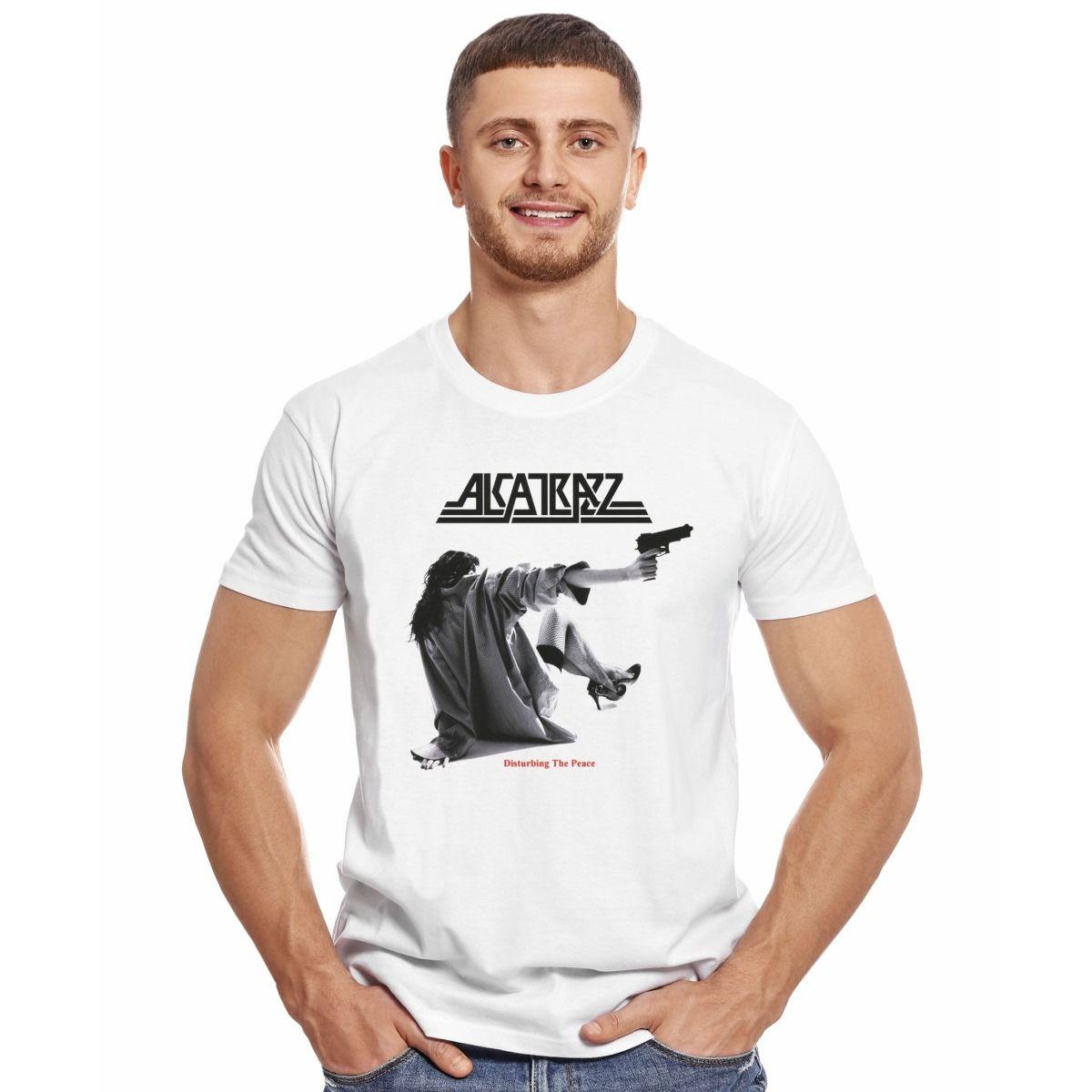 ALCATRAZZ DISTURBING THE PEACE POLERA MANGA CORTA HOMBRE-2