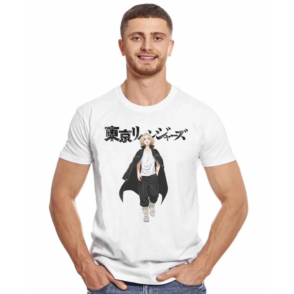 TOKYO REVENGERS MIKEY LOGO POLERA MANGA CORTA HOMBRE-2