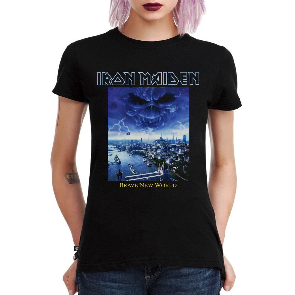 IRON MAIDEN BRAVE NEW WORLD POLERA MUJER-2