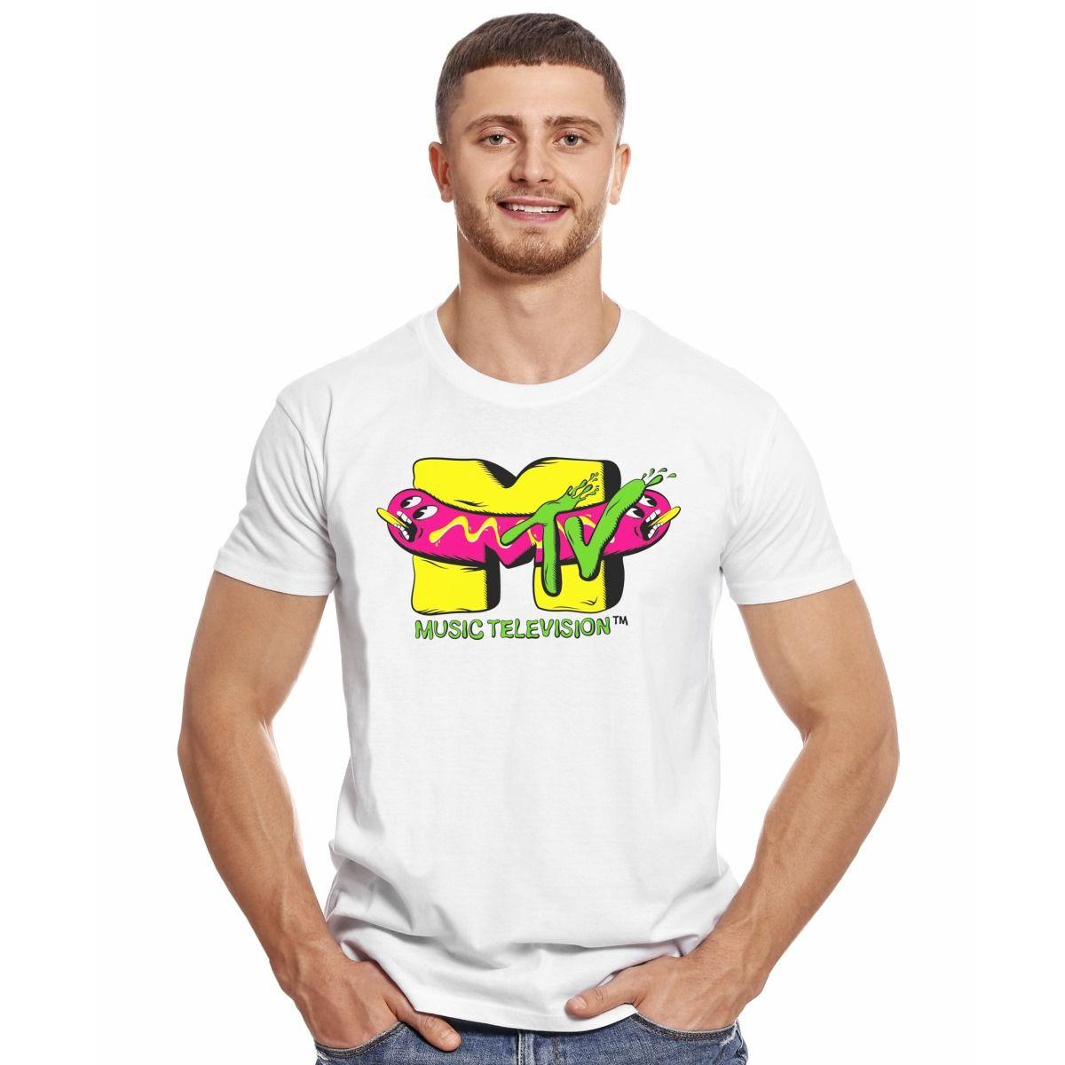 MTV ART LOGO POLERA MANGA CORTA HOMBRE-2