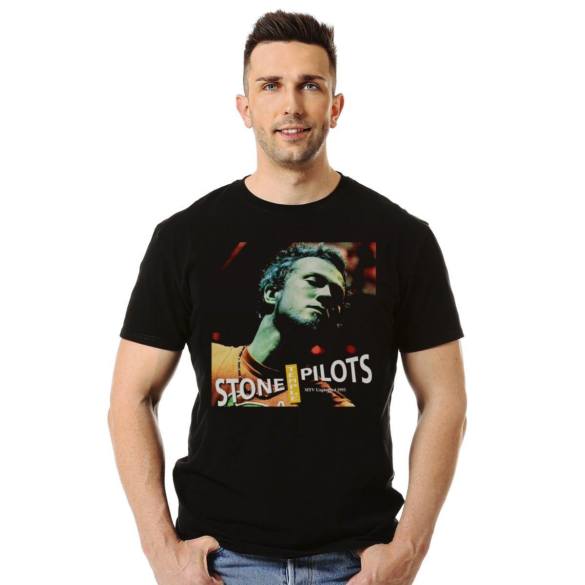 STONE TEMPLE PILOTS UNPLUGGED POLERA MANGA CORTA HOMBRE-2