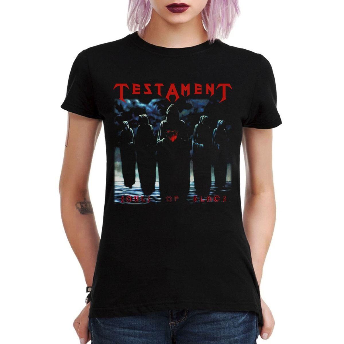 TESTAMENT SOULS OF BLACK POLERA MUJER-2