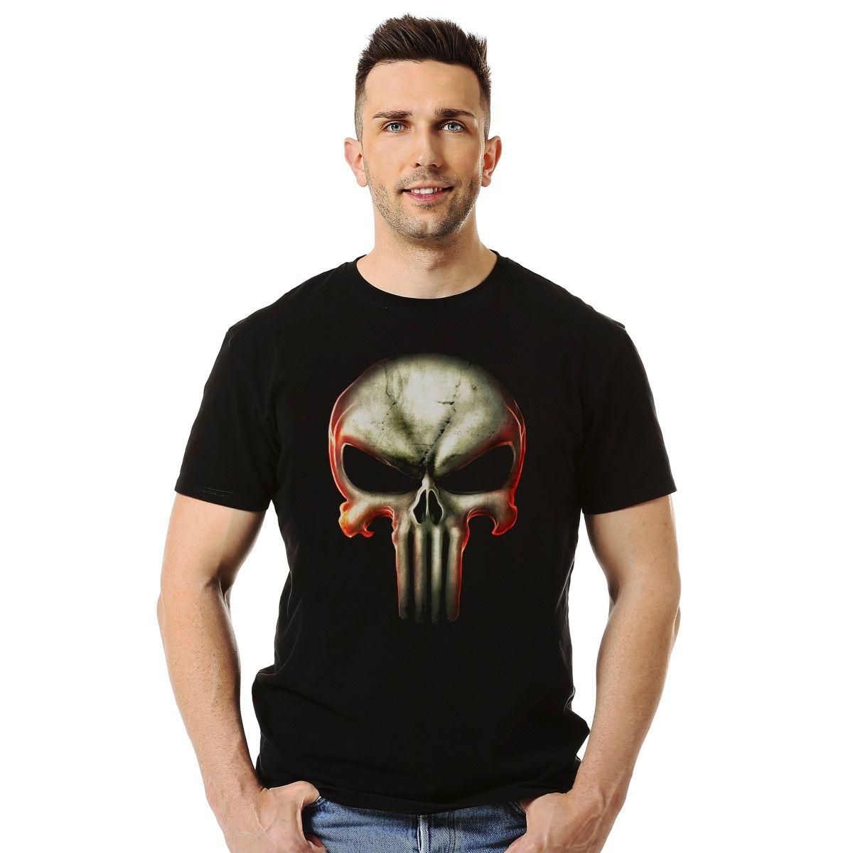 THE PUNISHER LOGO HD POLERA MANGA CORTA HOMBRE-2