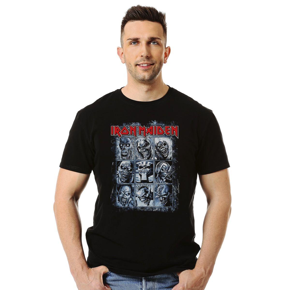 Polera Iron Maiden Eddie Ages Metal-2