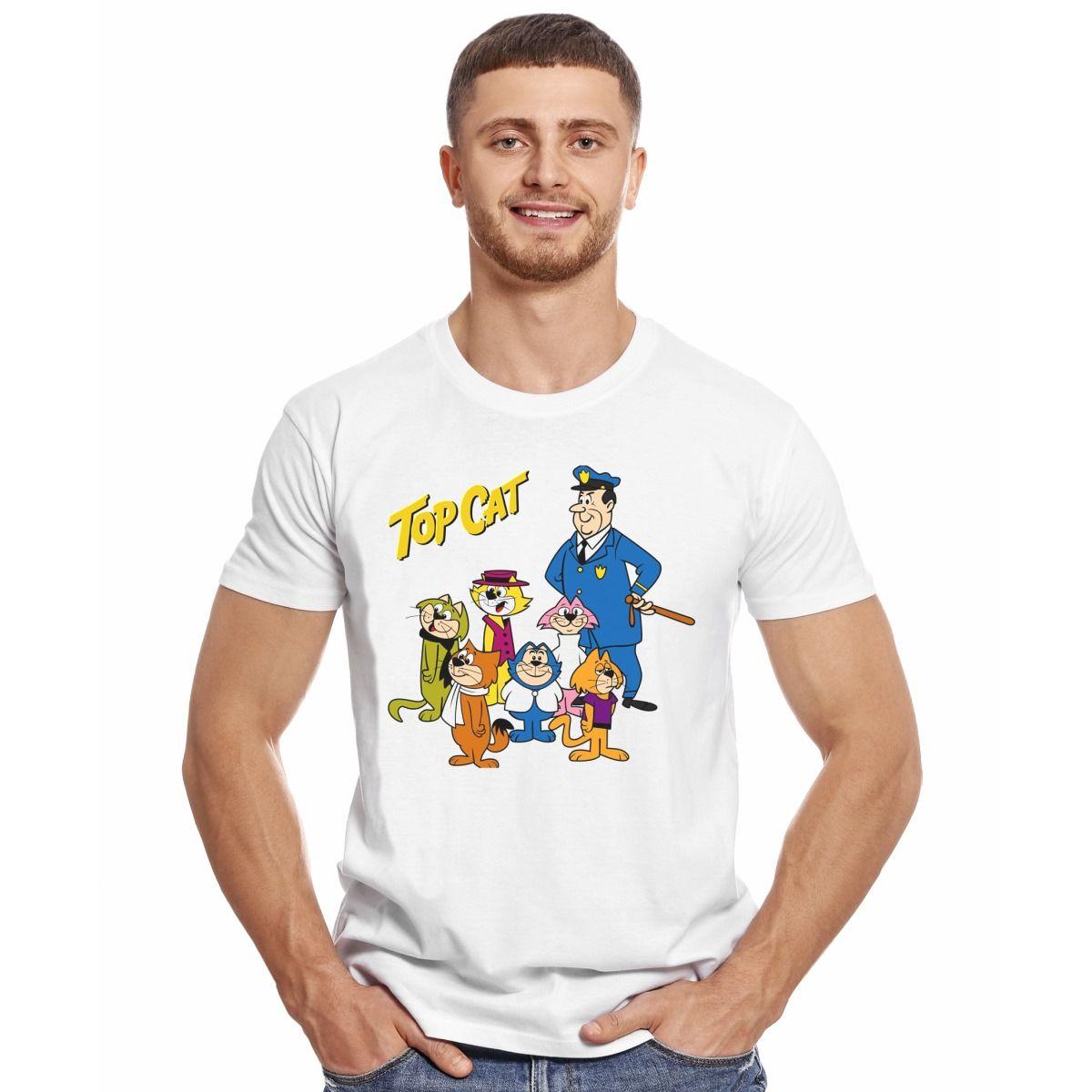 TOP CAT DON GATO Y SU PANDILLA POLERA MANGA CORTA HOMBRE-2