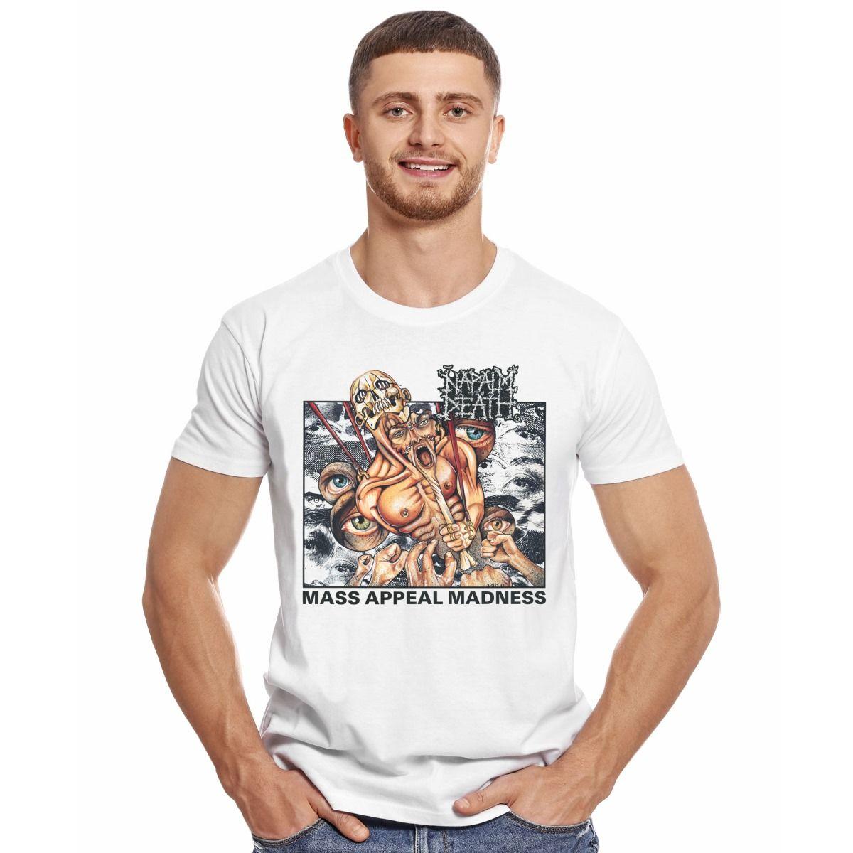 NAPALM DEATH MASS APPEAL MADNESS POLERA MANGA CORTA HOMBRE-2