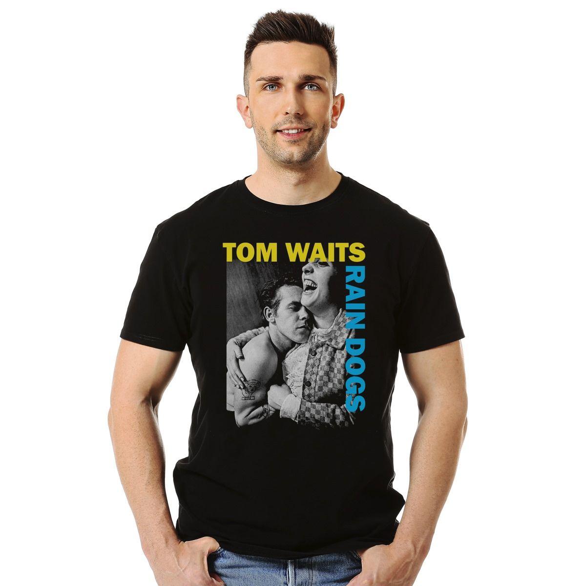TOM WAITS RAIN DOGS POLERA MANGA CORTA HOMBRE-2