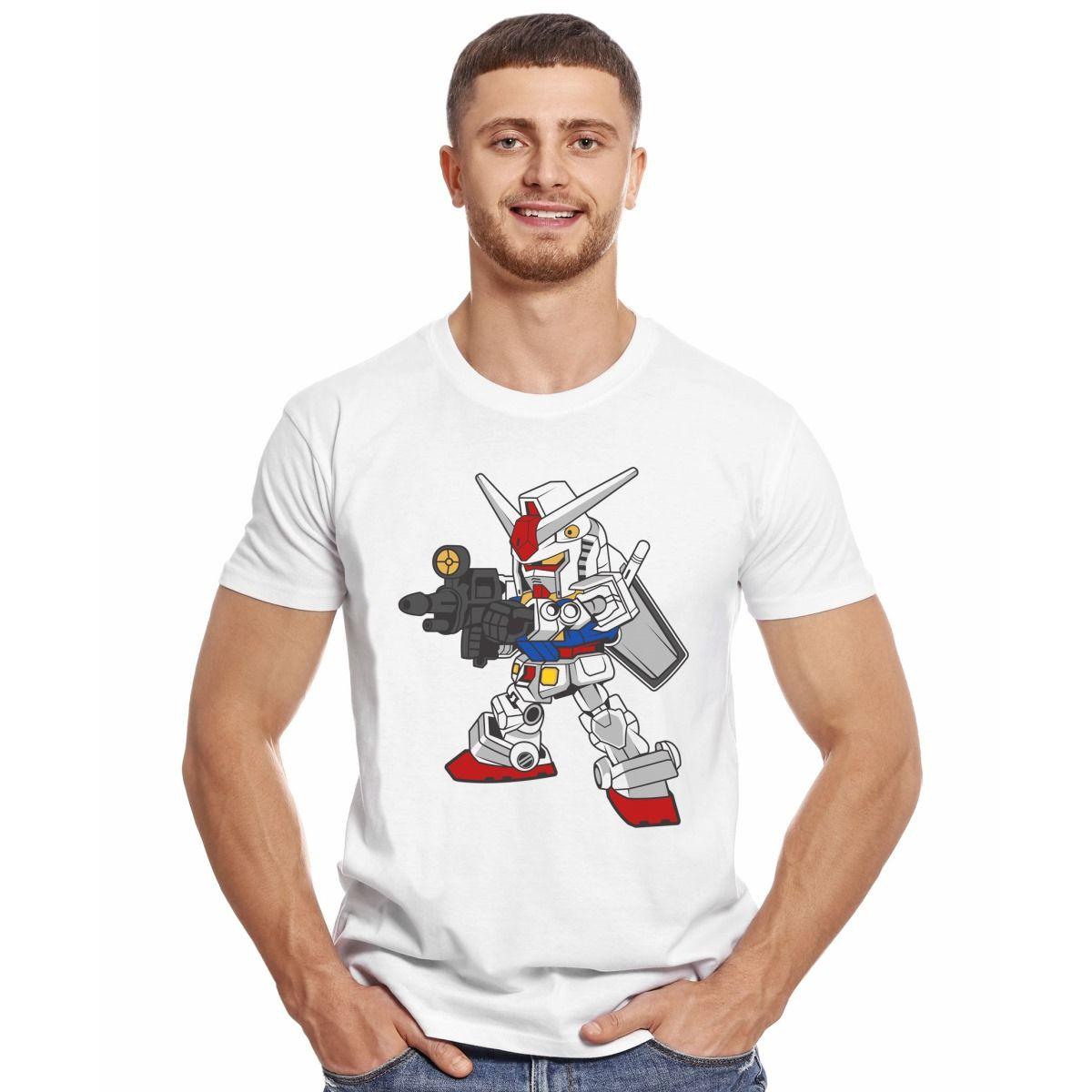GUNDAM ROBOT PEQUEÑO POLERA MANGA CORTA HOMBRE-2