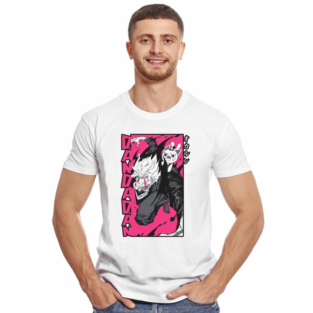 DANDADAN OKARUN TURBO ABUELA GATO POLERA MANGA CORTA HOMBRE-2