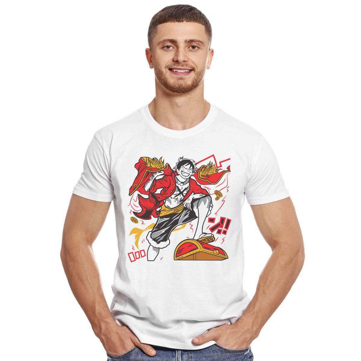 ONE PIECE LUFFY TESORO POLERA MANGA CORTA HOMBRE-2