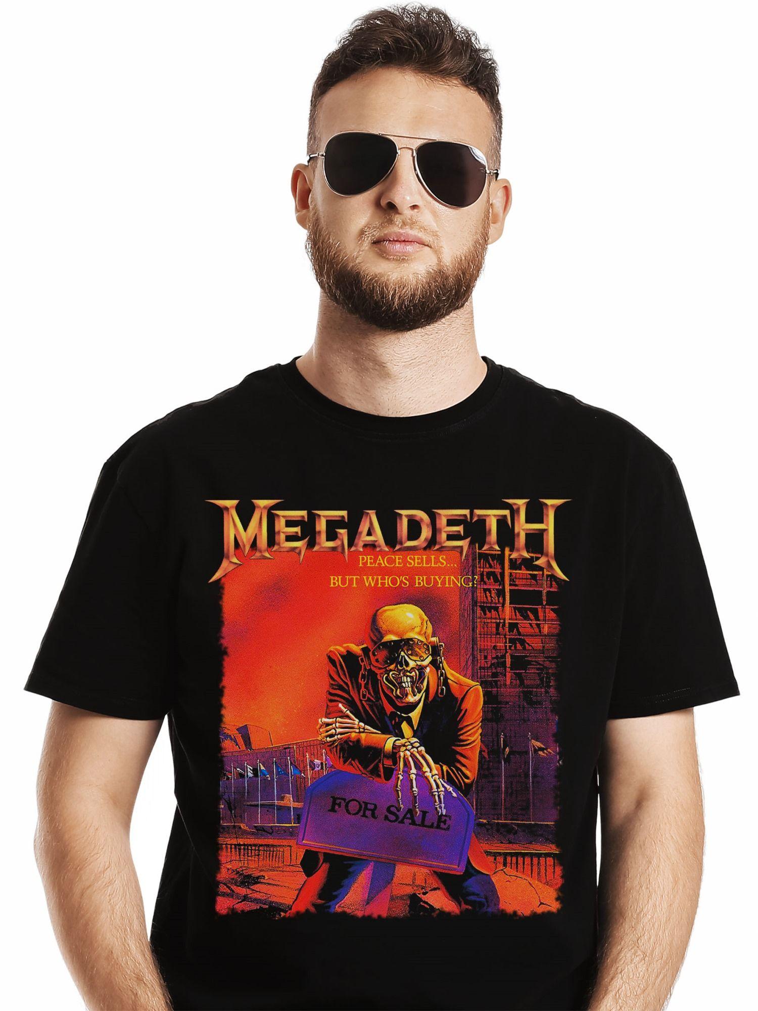 Polera Megadeth Peace Sells-0