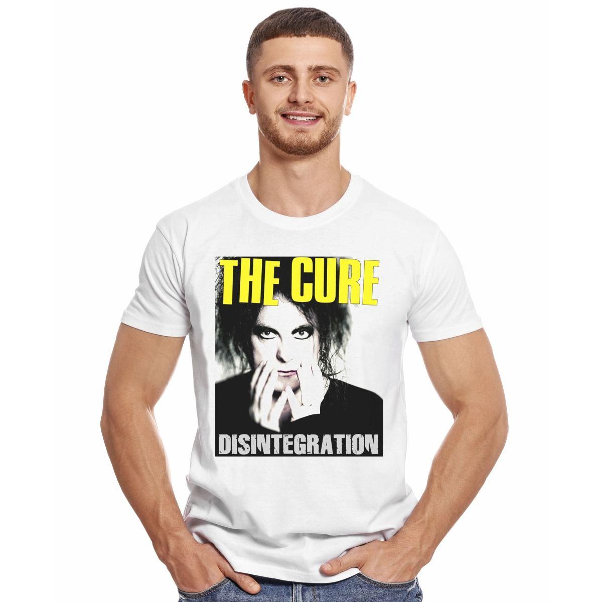 THE CURE FACE DISINTEGRATION POLERA MANGA CORTA HOMBRE-2