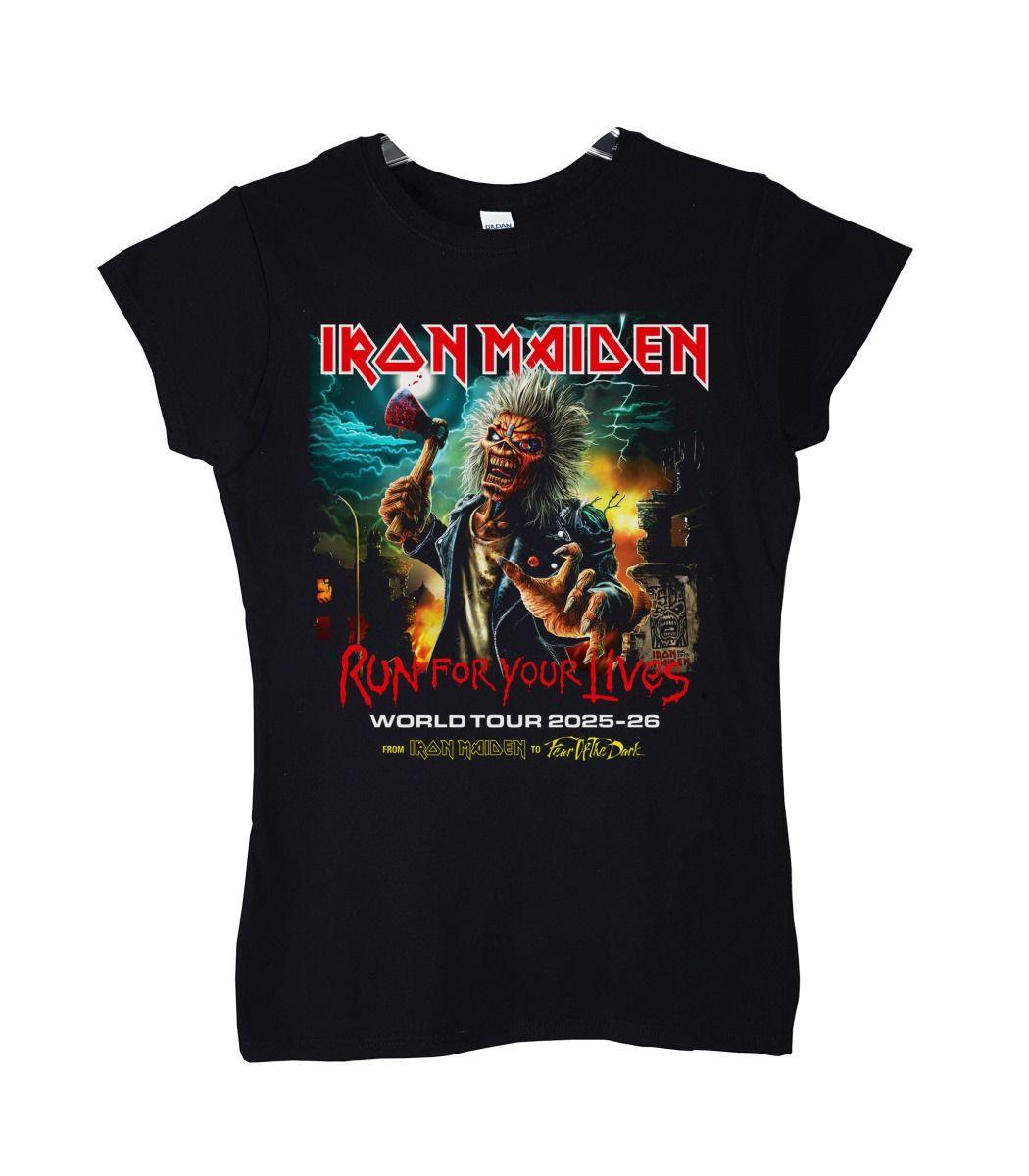 IRON MAIDEN RUN FOR YOUR LIVES TOUR 2025 2026 POLERA MUJER-1