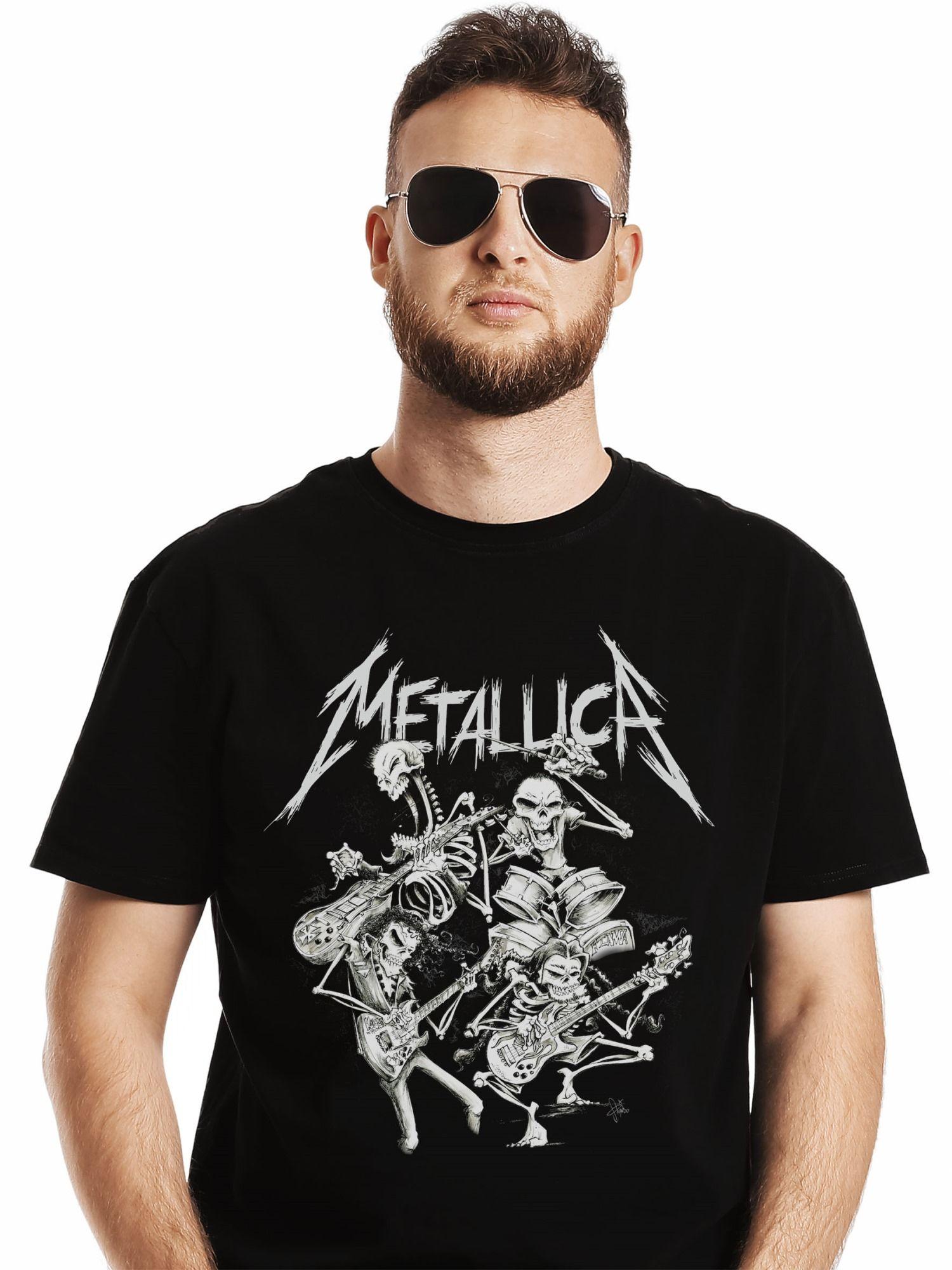Polera Metallica Band Comic-0
