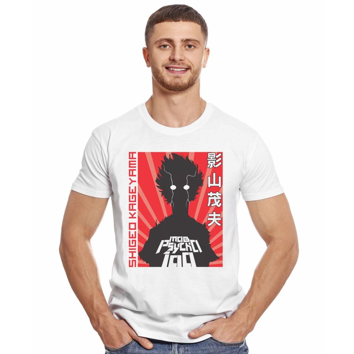 MOB PSYCHO 100 POSTER SHIGEO KAGEYAMA POLERA MANGA CORTA HOMBRE-2