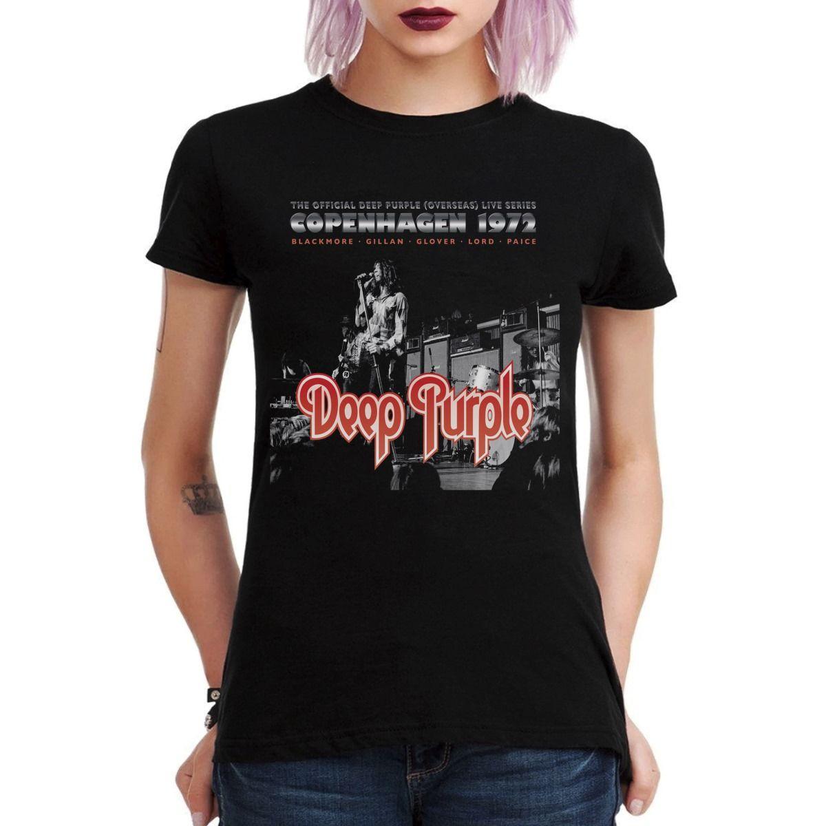 DEEP PURPLE LIVE IN COPENHAGEN POLERA MUJER-2
