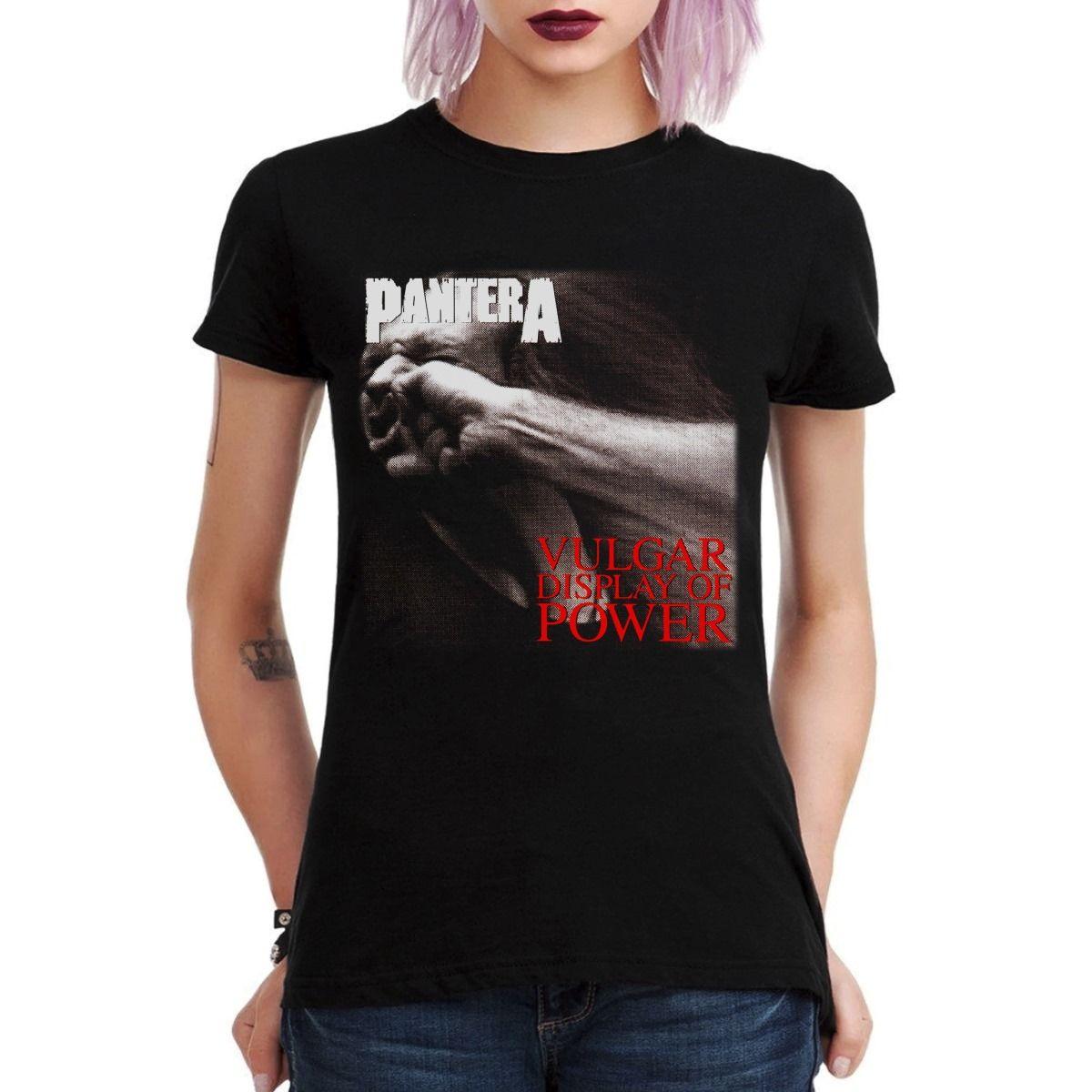 PANTERA VULGAR DISPLAY OF POWER POLERA MUJER-2