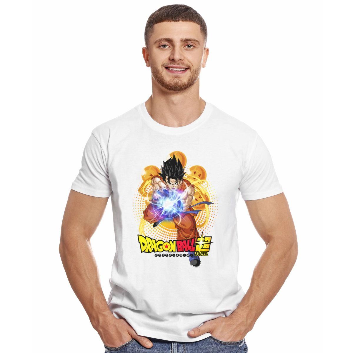 DRAGON BALL SUPER GOKU KAME HAME HA POLERA MANGA CORTA HOMBRE-2