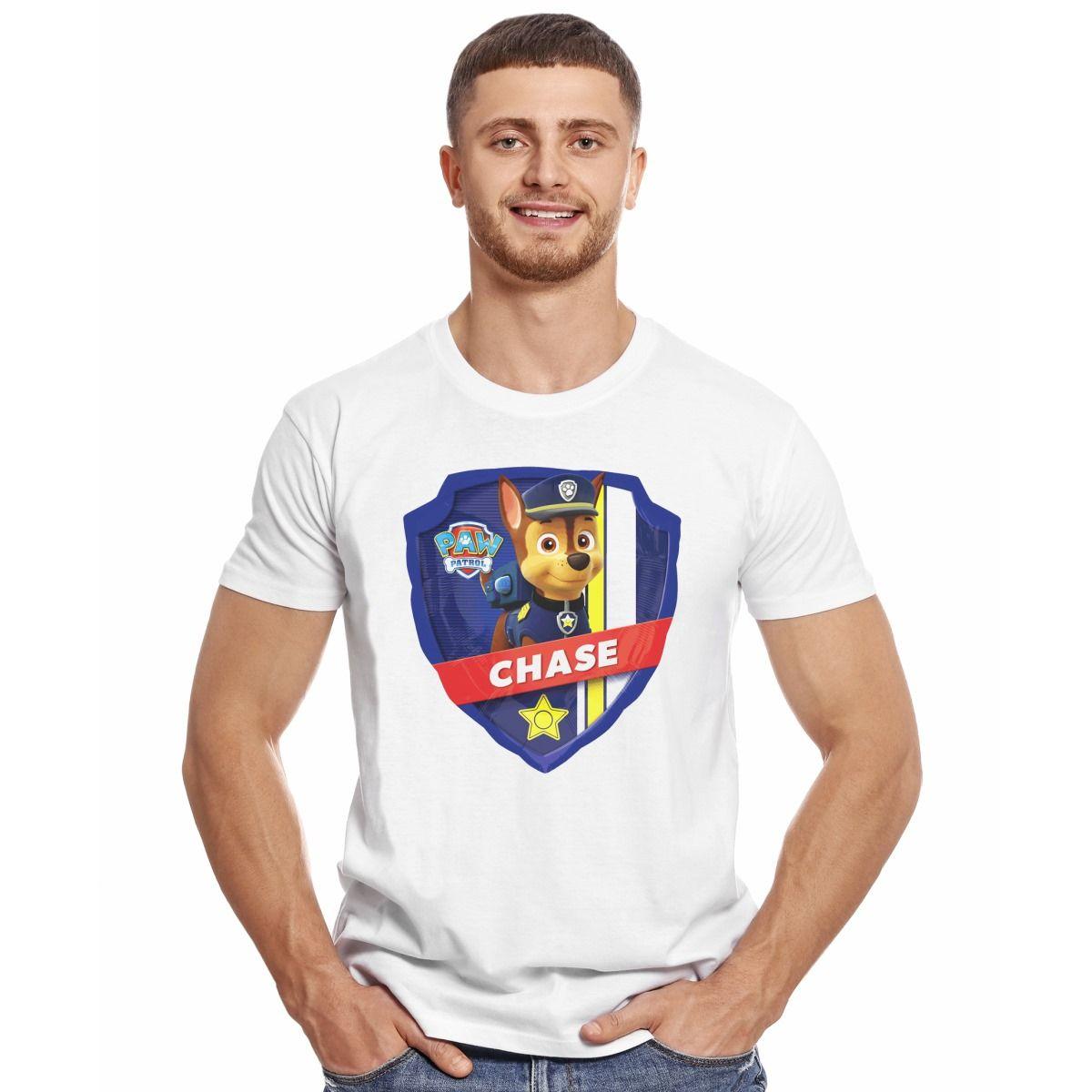 PAW PATROL PATRULLA CANINA CHASE POLERA MANGA CORTA HOMBRE-2