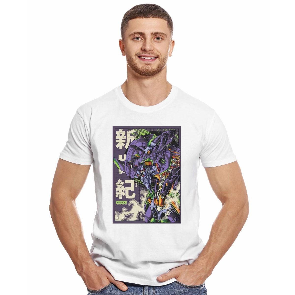 EVANGELION POSTER 1 POLERA MANGA CORTA HOMBRE-2