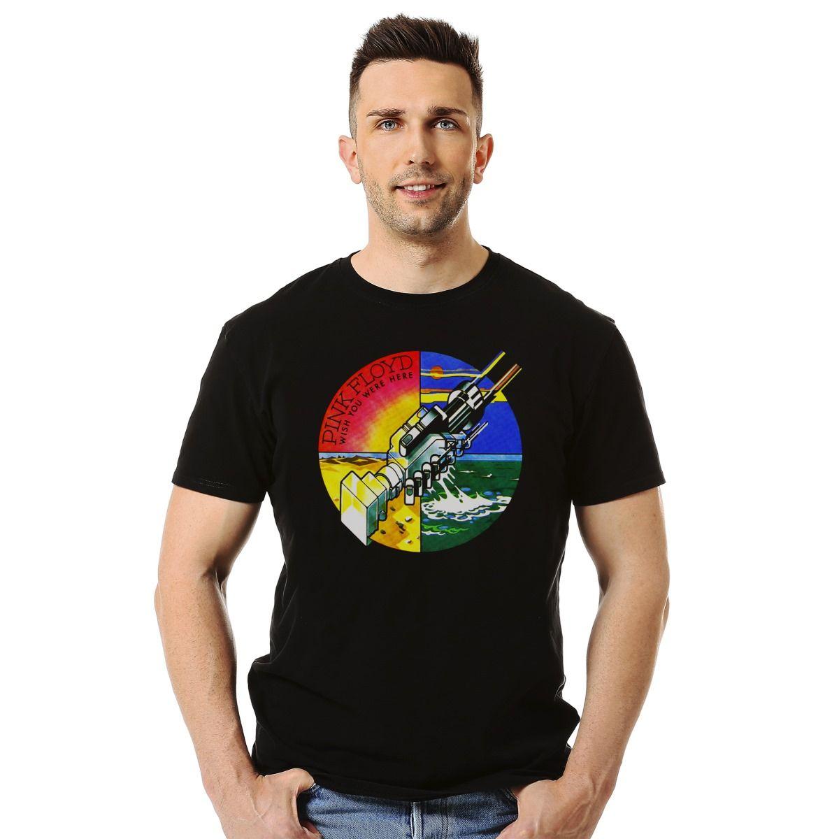 PINK FLOYD WISH YOU WERE HERE POLERA MANGA CORTA HOMBRE-2