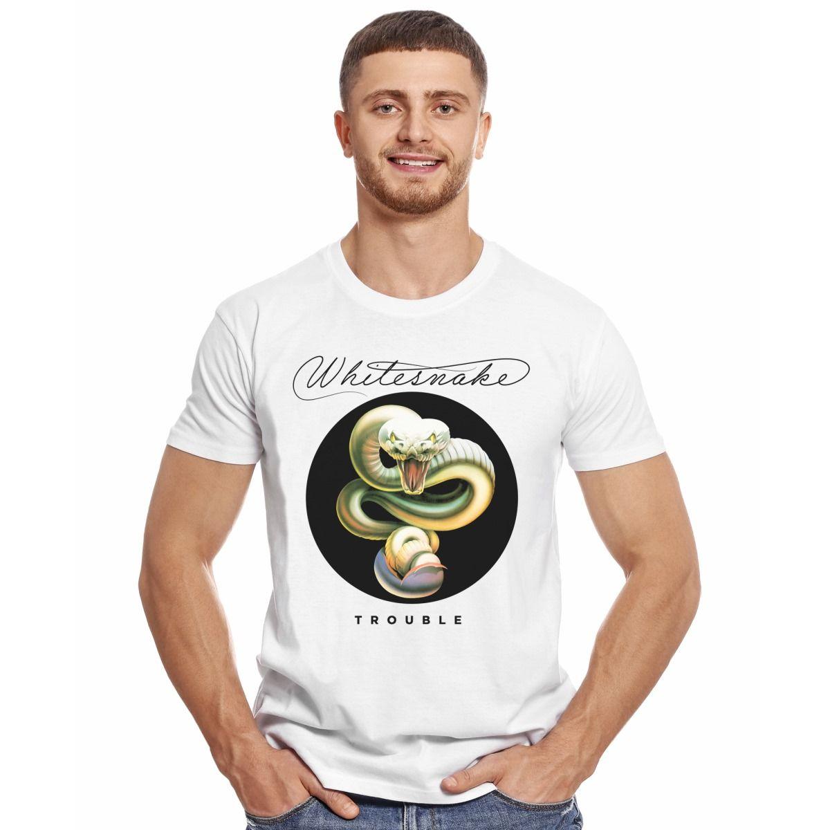 WHITESNAKE TROUBLE POLERA MANGA CORTA HOMBRE-2