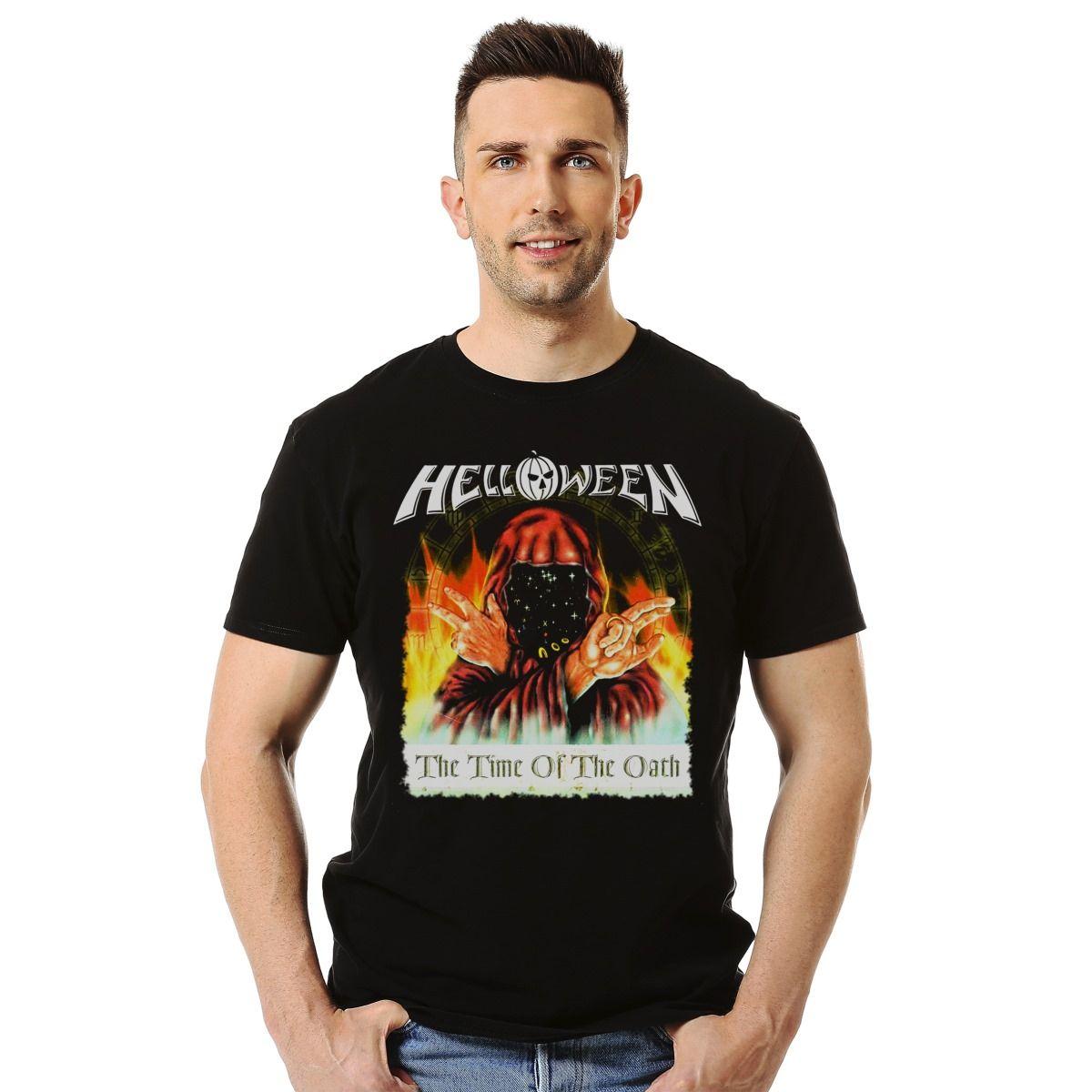 HELLOWEEN THE TIME OF THE OATH POLERA MANGA CORTA HOMBRE-2