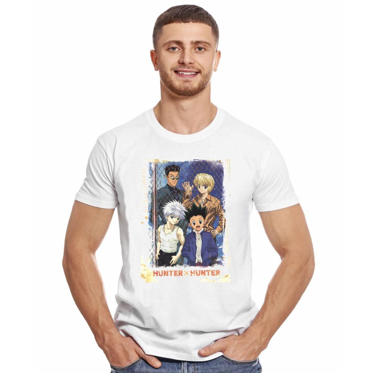 CAZADOR X HUNTER X PERSONAJES POSTER POLERA MANGA CORTA HOMBRE-2