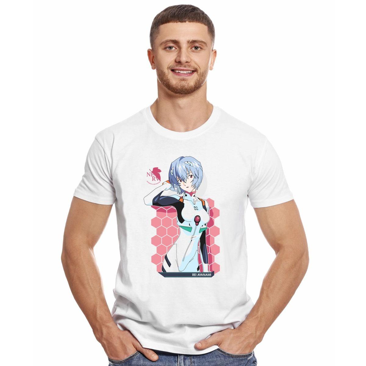 EVANGELION NEO GENESIS REI AYANAMI POLERA MANGA CORTA HOMBRE-2