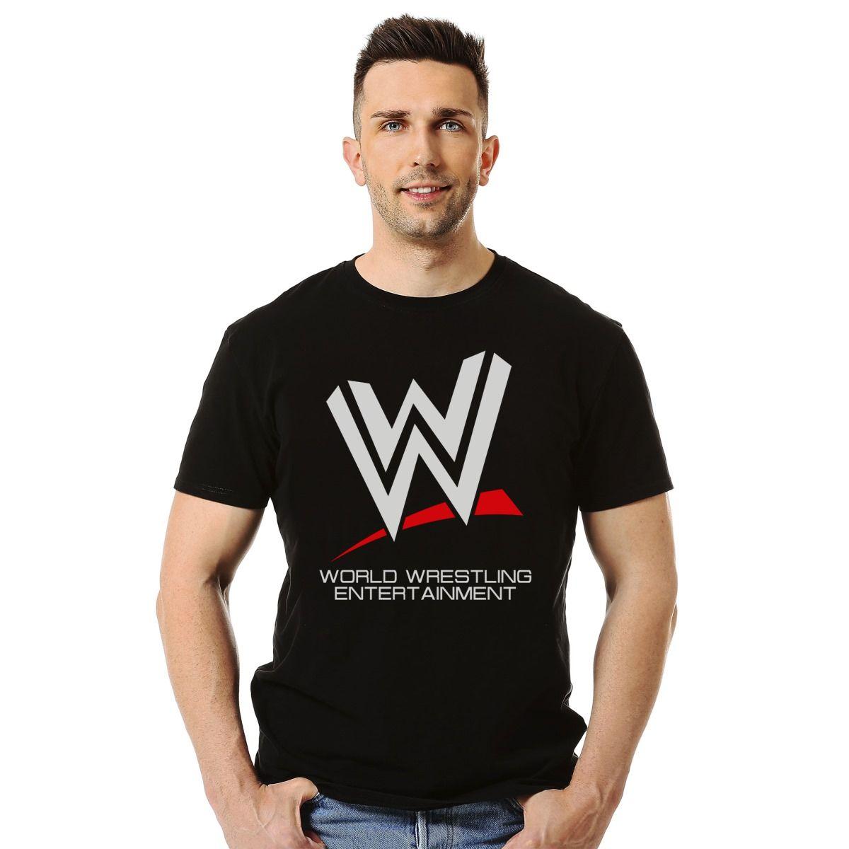WWE LOGO POLERA MANGA CORTA HOMBRE-2