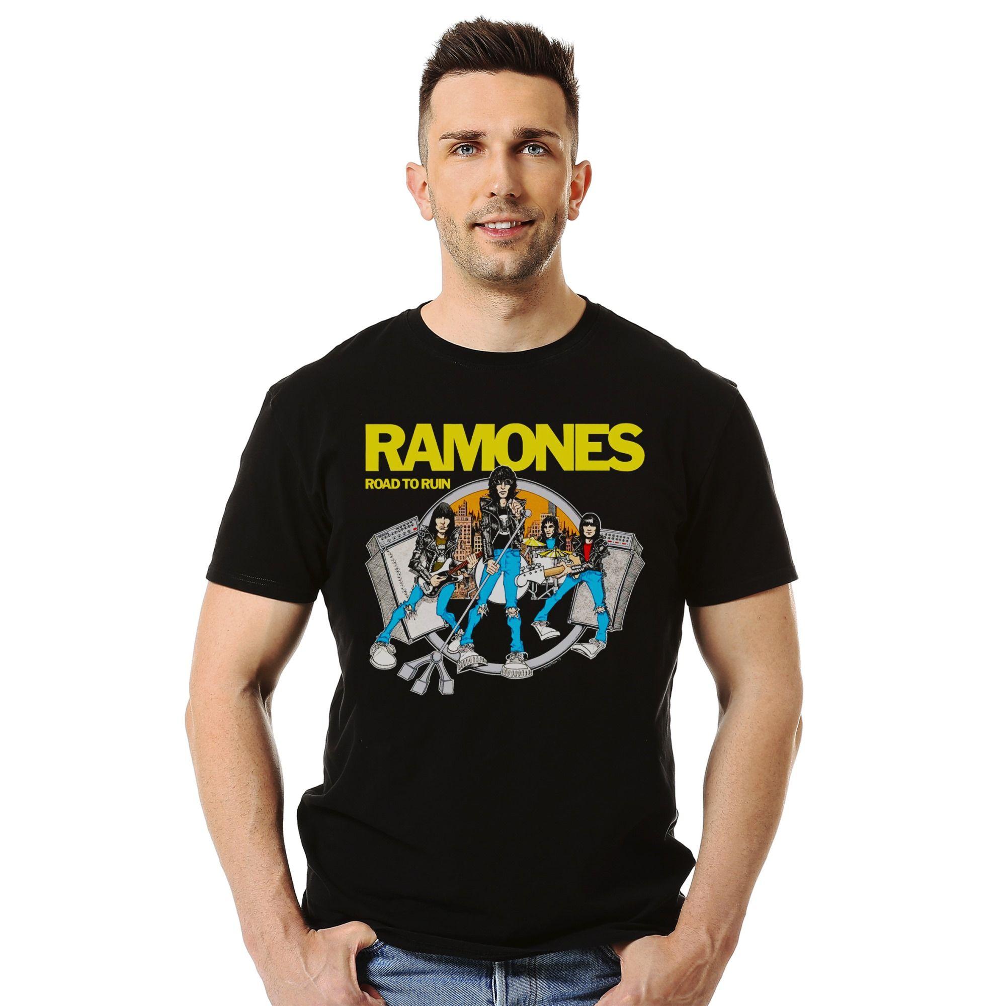 Polera Ramones Road To Ruin-1
