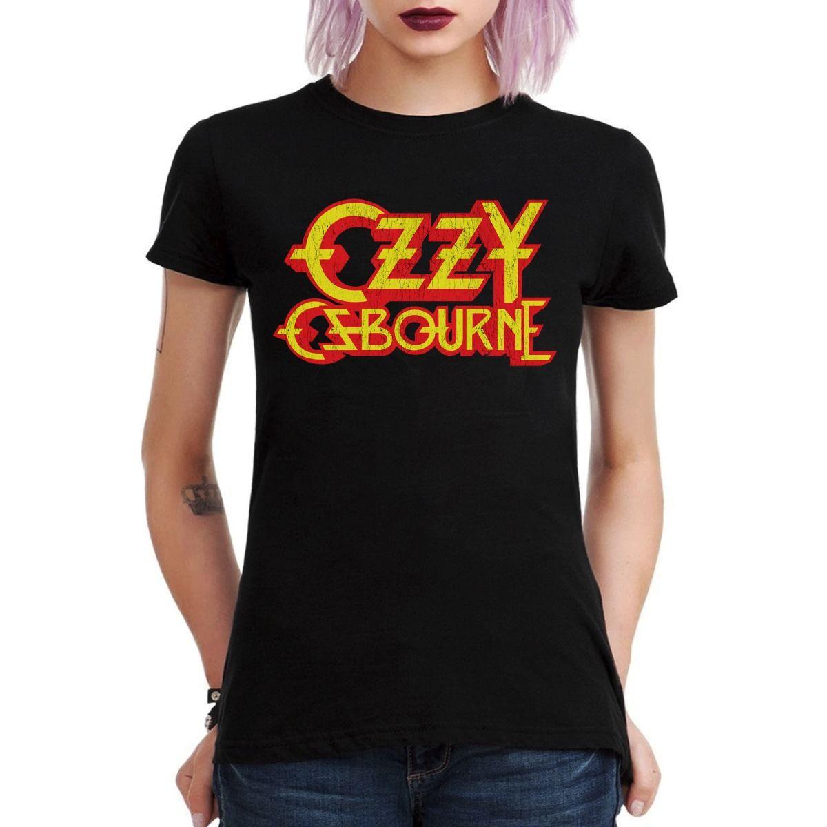 OZZY OSBOURNE LOGO POLERA MUJER-2