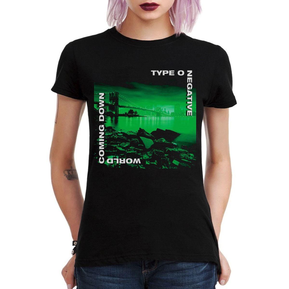 TYPE O NEGATIVE WORLD COMING DOWN POLERA MUJER-2
