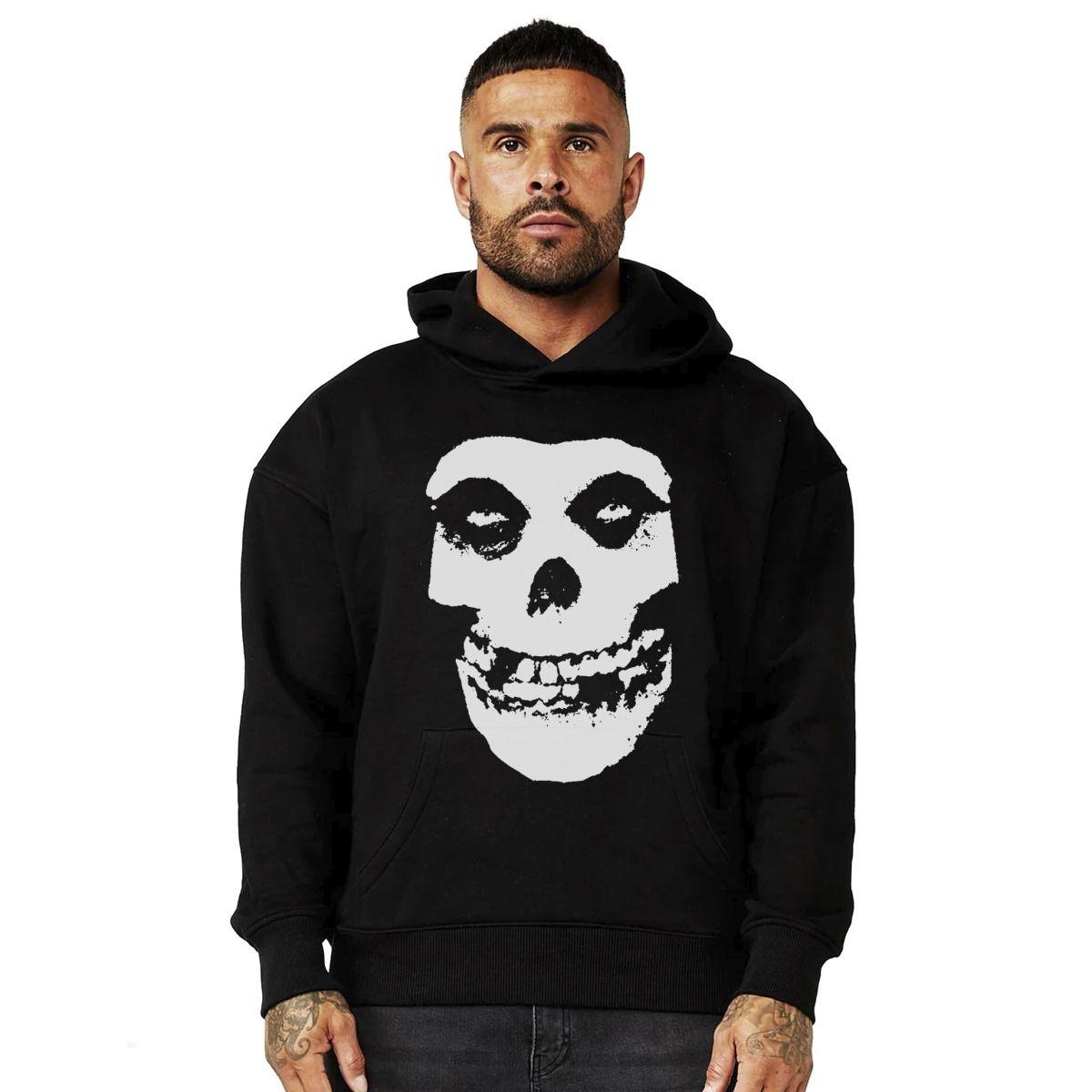 MISFITS CALAVERA CLASICA POLERON CANGURO-0