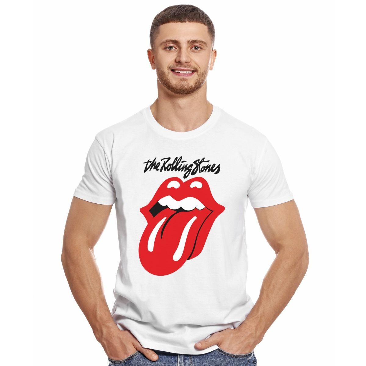 THE ROLLING STONES TONGUE POLERA MANGA CORTA HOMBRE-2