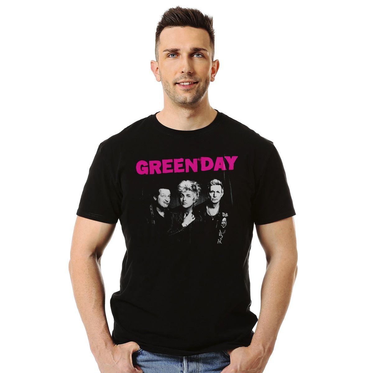 GREEN DAY EN CHILE TOUR 2025 POLERA MANGA CORTA HOMBRE-2