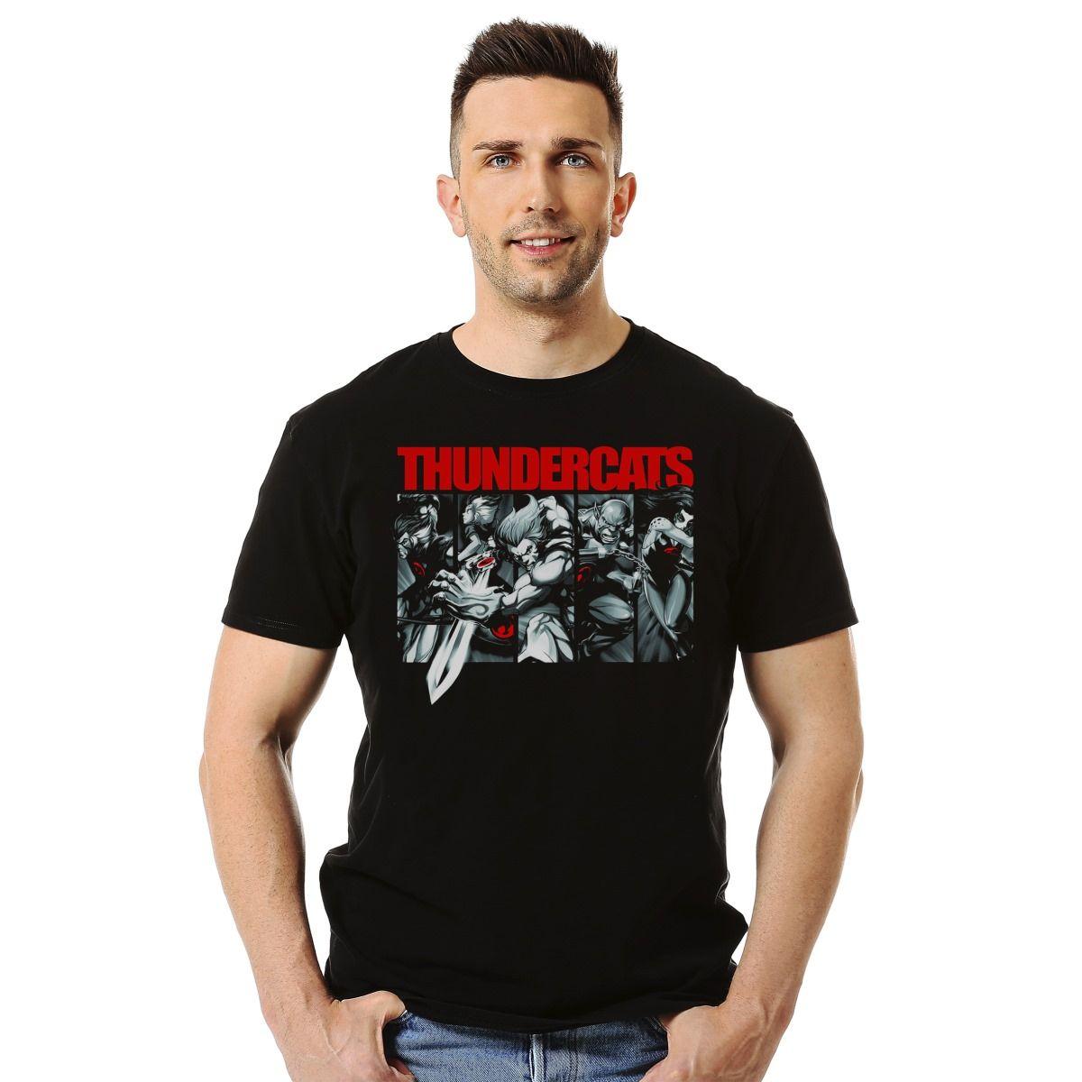 THUNDERCATS PERSONAJES GRAYSCALE POLERA MANGA CORTA HOMBRE-2