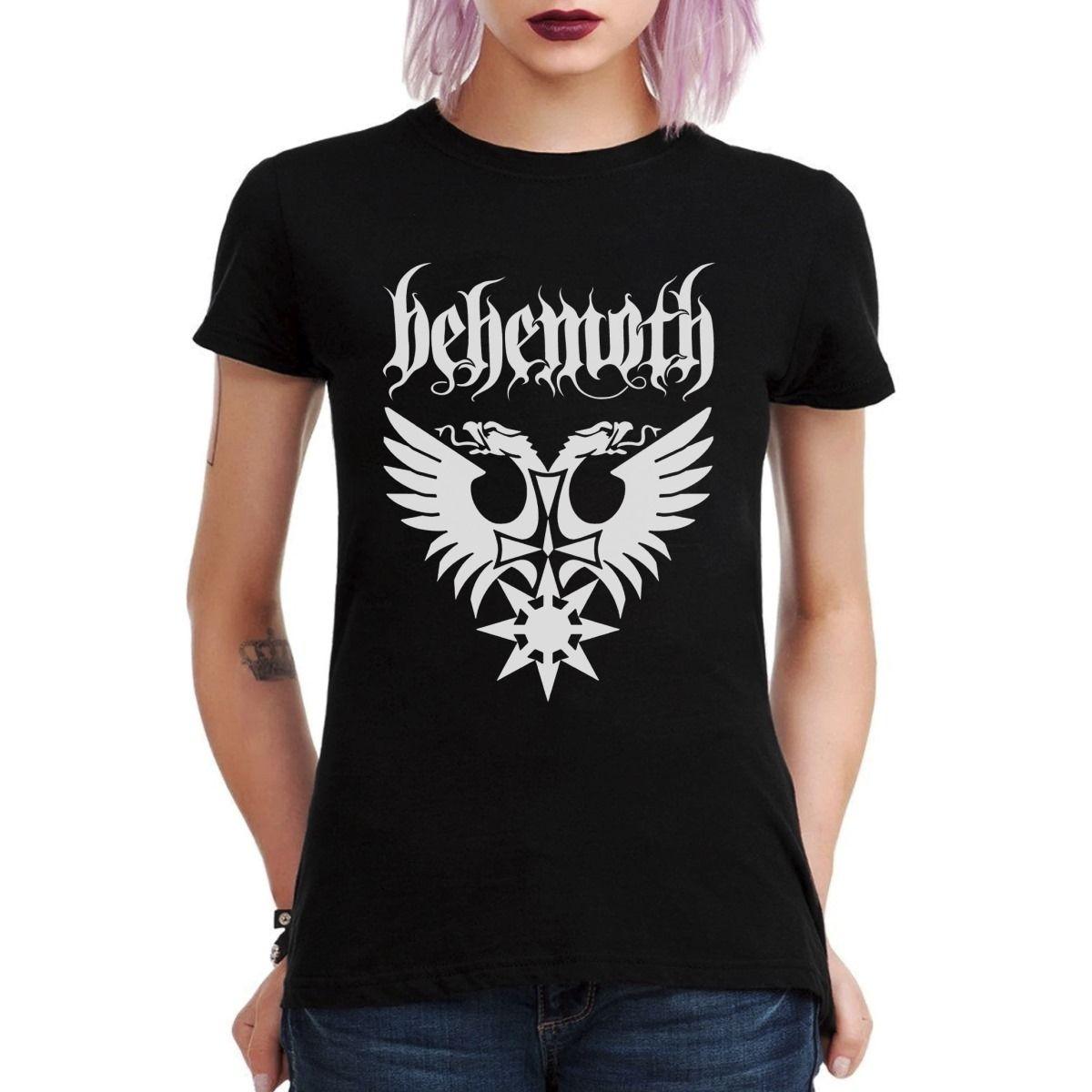 BEHEMOTH LOGO PHOENIX FENIX POLERA MUJER-2