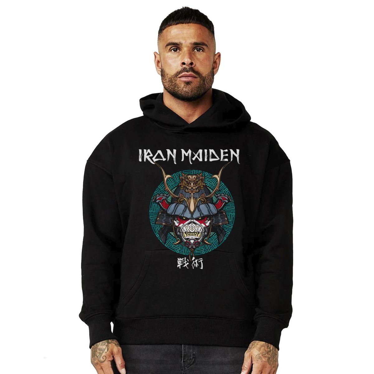 IRON MAIDEN SENJUTSU STRATEGO BLACK POLERON CANGURO-0