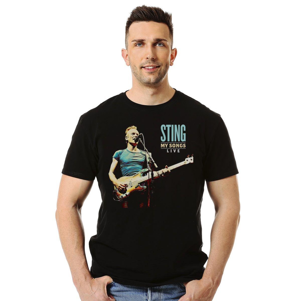 STING MY SONGS LIVE POLERA MANGA CORTA HOMBRE-2