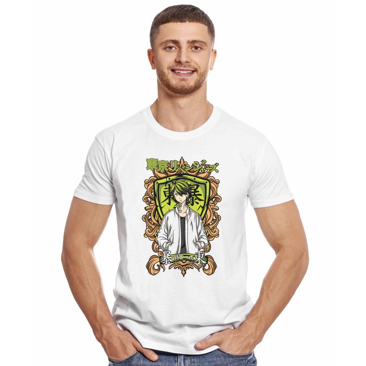 TOKYO REVENGERS KAZUTORA HANEMIYA POLERA MANGA CORTA HOMBRE-2