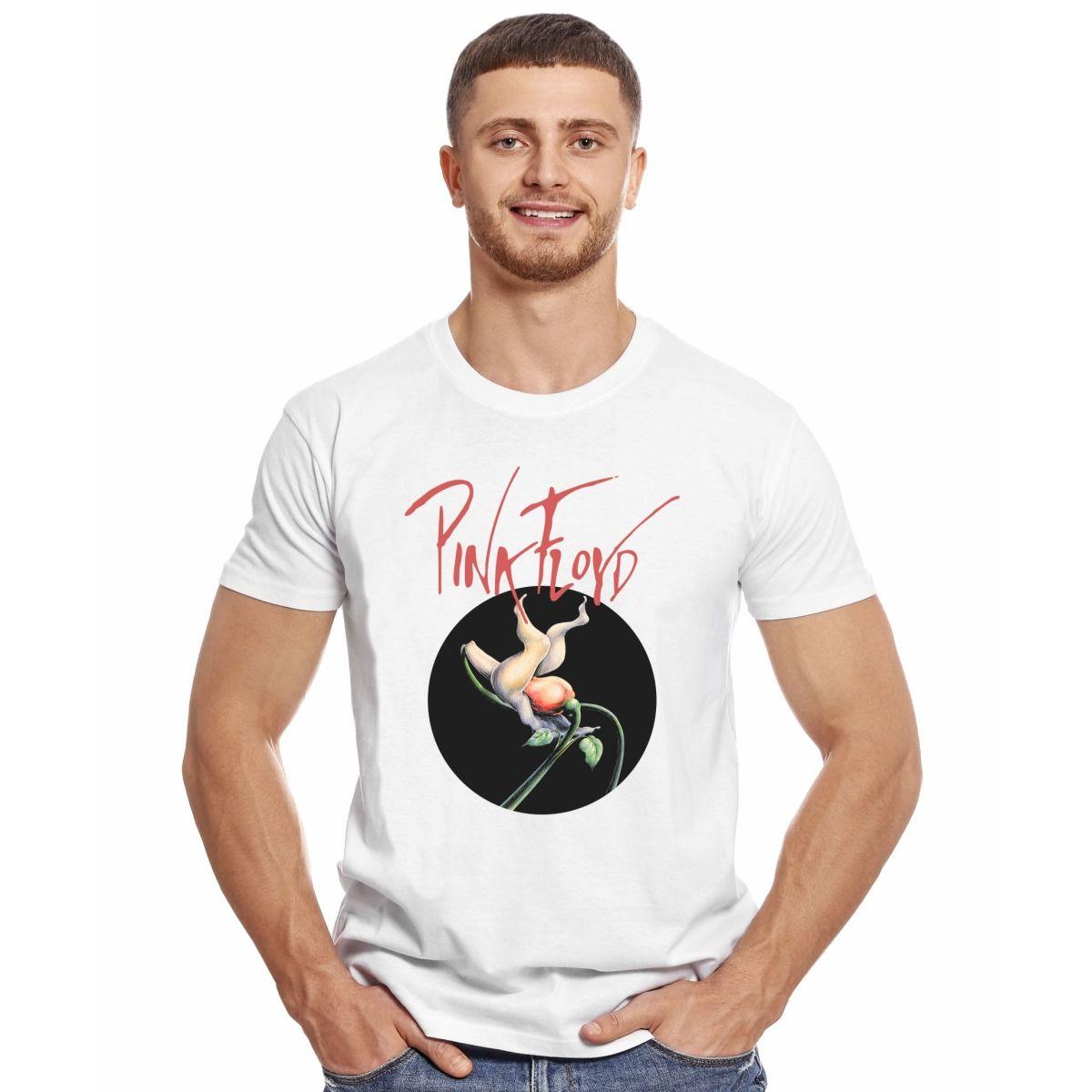 PINK FLOYD FLOWER POLERA MANGA CORTA HOMBRE-2