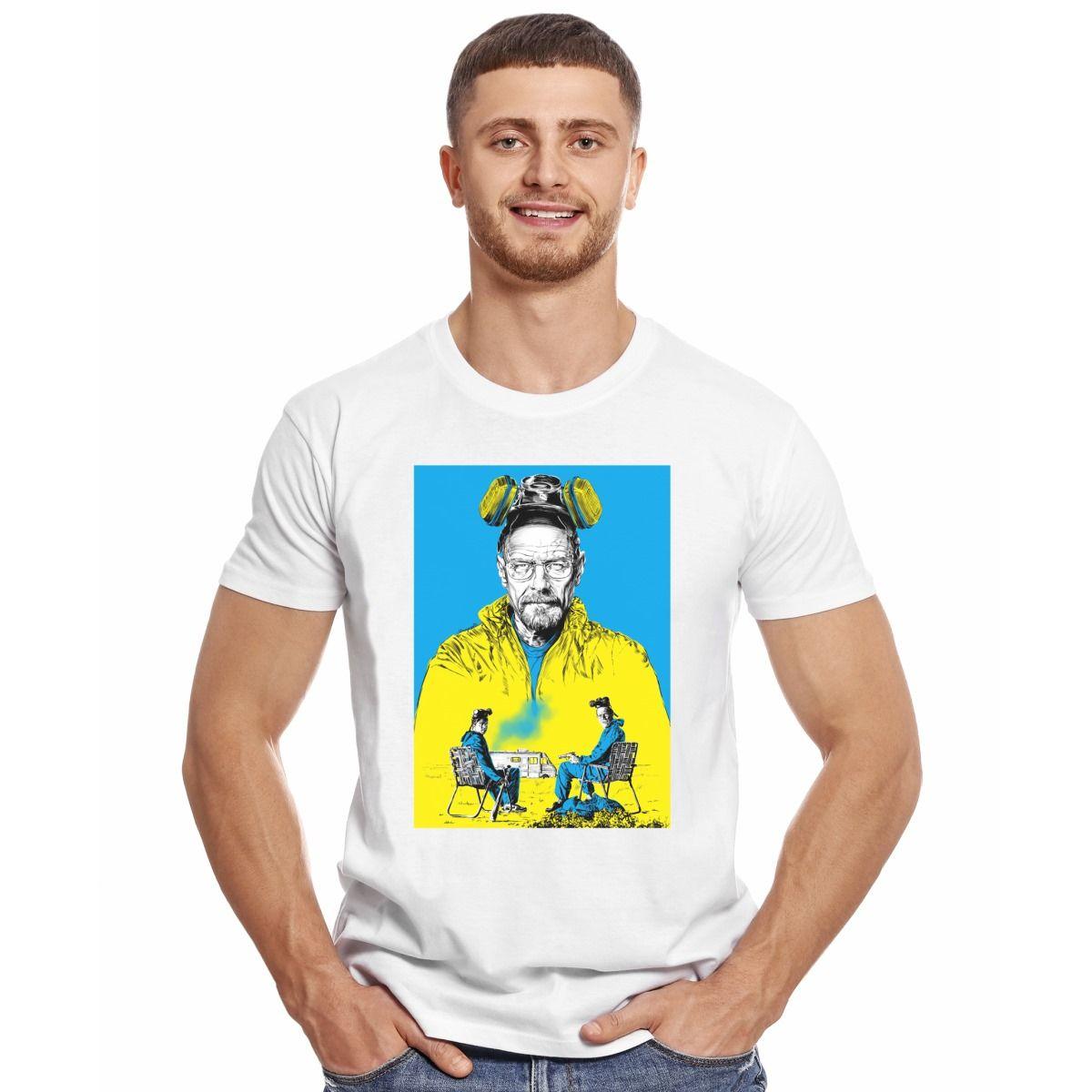 BREAKING BAD WALTER JESSIE DESERT POLERA MANGA CORTA HOMBRE-2