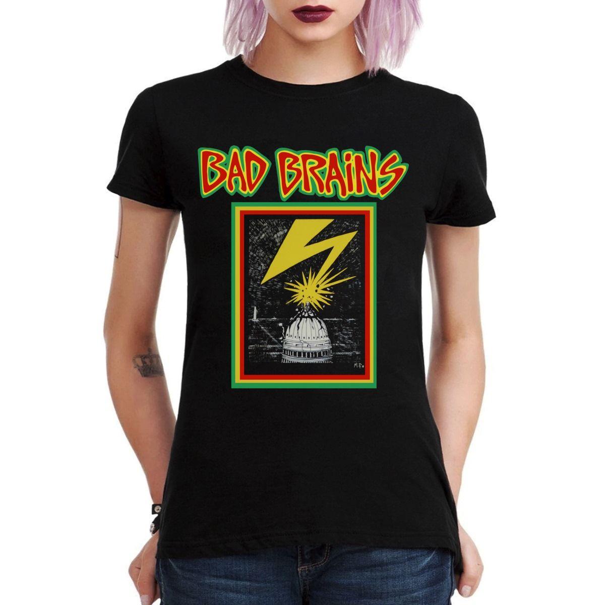 BAD BRAINS ALBUM POLERA MUJER-2