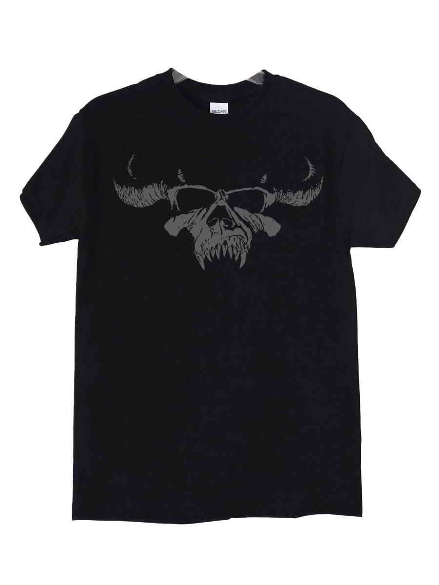 Polera Danzig Calavera Gris-2
