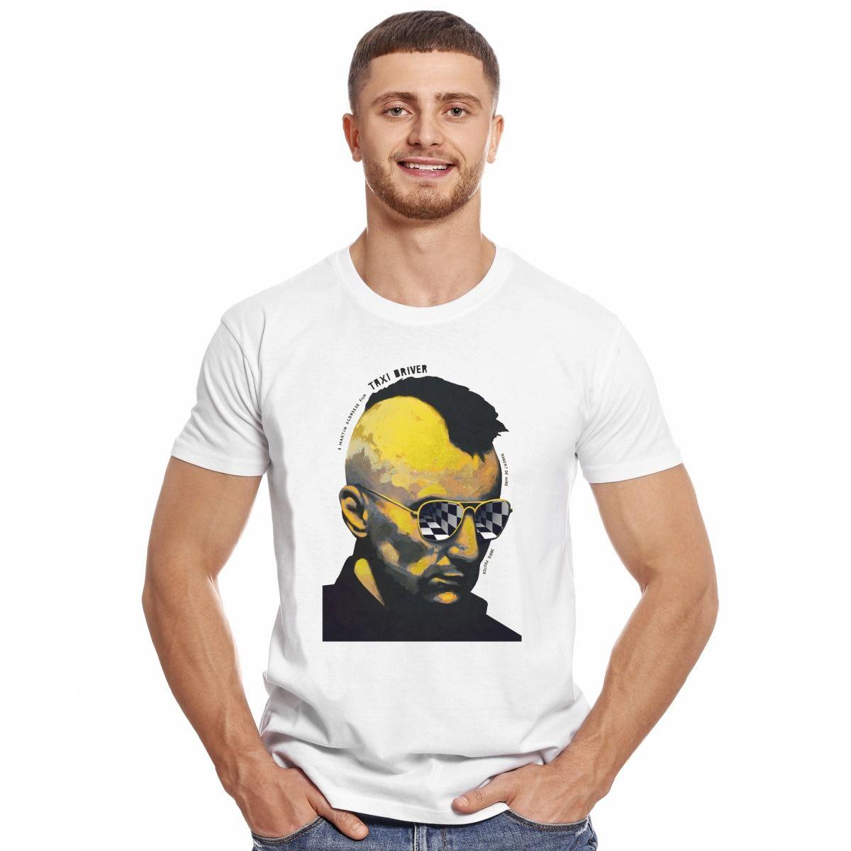 TAXI DRIVER DE NIRO FACE POLERA MANGA CORTA HOMBRE-2