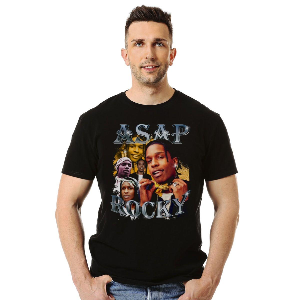 ASAP ROCKY SHINY LOGO POLERA MANGA CORTA HOMBRE-2